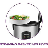 Salton Automatic Rice Cooker & Steamer - 8 Cup
