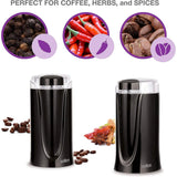 Salton Coffee, Spice & Herb Electric Grinder - Black