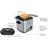 Salton Compact Deep Fryer 1.0 Liter/Quart