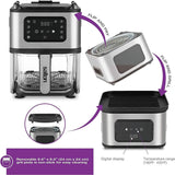 Salton Flip and Cook 3-in-1 Air Fryer, Grill & Dehydrator