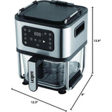 Salton Flip and Cook 3-in-1 Air Fryer, Grill & Dehydrator