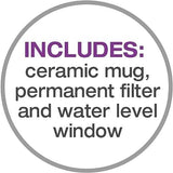 Salton Space Saving 1 Cup Coffeemaker - Black