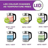 Salton Temperature Control Kettle & Tea Steeper 1.7 L/Qt