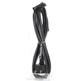 Samsung TV AC Power Cable | Right-Angle C7 Figure-8 Female to Right-Angle 2-Prong Male | Non-Polarized - 3903-000853
