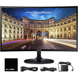 Samsung CF390 27" 16:9 Curved LCD FHD 1920x1080 Curved Desktop Black Monitor  (Refurbished)