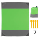 Sand Proof Picnic Blanket with 4 Anchors