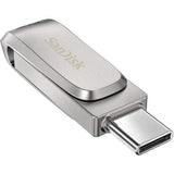 SanDisk 512GB Ultra Dual Drive Luxe USB 3.1 Flash Drive (USB Type-C / Type-A) (Refurbished)