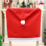 Santa Hats Dining Chair Covers Slipcover