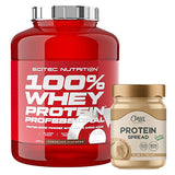 Scitec Whey Professional Whey Protein 920 Gr + Clean Powders Protein Spread Hazelnut Cream Combination