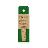 T-Brush Natural Mint Dental Floss: Vegan, Biodegradable, & Plastic-Free in Refillable Glass - Eco-Friendly, Sustainable Oral Care