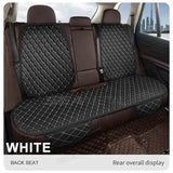 Black Quilted Leather Car Seat Covers