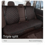 Black Quilted Leather Car Seat Covers