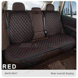 Black Quilted Leather Car Seat Covers