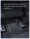 Seat Slide Rail Anti-Kick Guards for Model Y Juniper (5PCS) | TESERY