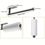 Self-Adhesive Under Cabinet Paper Towel Holder