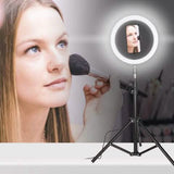 Selfie Ring LED Light Stand with Tripod