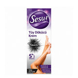 Sesu Charcoal Detox Hair Removal Cream for Smooth Skin 100 ml