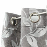Set of 2: Floral Blackout Grommet Window Curtain Pair Panel