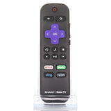 Sharp 228526 Roku TV Remote Control | 2019 | Netflix | Hulu | Sling | ATT Now - 228526