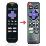 Anderic Substitute for Sharp LC-RCRCA-21 ROKU TV Remote Control LCRCRCA21 [RRLC16]