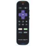 Sharp LC-RCRUDUS-20 Roku TV Remote Control | 2019, 2018 - LCRCRUDUS20