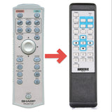 Anderic Substitute for Sharp RRMCGA543WJSB Projector Remote Control [RR3720]