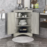 Shelf Corner Locker Triangle Corner Cabinet