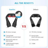 Shiatsu Neck and Shoulder Massager - 4D Back Massager with Heat