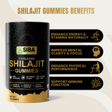 SIBA Himalayan Shilajit Gummies – Mineral-Rich Daily Gummy
