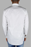 Philipp Plein Men Gold Cut Ls Skull Shirt