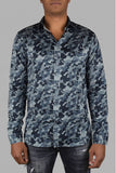 Philipp Plein Men Ls Camouflage Shirt
