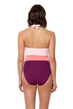 Bleu by Rod Beattie Colorblocked One Piece Swimsuit Women's Swimsuit