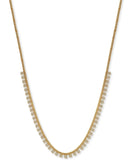 Argento Vivo Zirconia 18 Statement Necklace in 18k Gold-Plated Sterling Silver