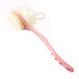 Shower Body Brush with Bristles and Loofah