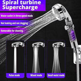 Shower Head High Pressure 3-Function SPA Shower Head