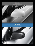 Side Mirror Cover OEM Style for Tesla Model X / S - Dry Carbon Fiber Exterior Mods