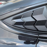 Rear Side Window Louvers Trim for Tesla Model 3 [2 PCS]