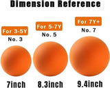 Silent Basketball Moderate Elasticity Anti-deformation Long Lasting Comfortable Touch Anti-Skid Parent-child Interaction Polyure