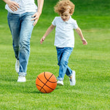 Silent Basketball Moderate Elasticity Anti-deformation Long Lasting Comfortable Touch Anti-Skid Parent-child Interaction Polyure