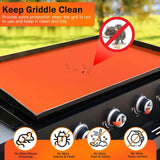 Silicone Griddle Mat Heavy Duty Food Grade Top Cover