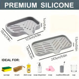 Silicone Sink Organizer Tray – Non-Food Contact Soap Holder