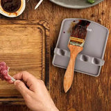 Silicone Spoon Rest with Drip Pad