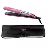 Silk Steam 1.25" Ceramic Steamer Flat Iron with Protective Heat Station Mat