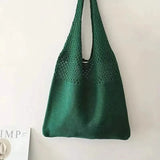Simple Retro Hollow Crochet Bag