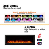 SimpliFire Forum Outdoor Electric Fireplace [SF-OD43/55] (SAK81631)