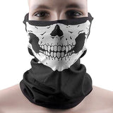 Skull Face Bandana Mask and Neck Gaiter