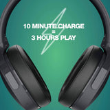 Skullcandy Hesh ANC Wireless Noise Cancelling Over-Ear Headphone - True Black  (Refurbished)
