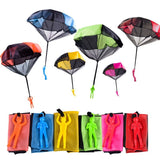 Sky Jumper Parachute Guys: 4-Inch Hand Throw Parachute Toys for Kids(sold individually )