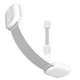 SKYLA HOMES Baby Locks (8-Pack) Child Safety Cabinet Proofing - Safe Quick and Easy 3M Adhesive Cabinet Drawer Door Latches No Screws & Magnets Multi-Purpose for Furniture Kitchen Ovens Toilet Seats