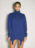 Saint Laurent Women Turtleneck Garter Sweater